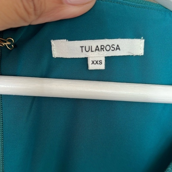 TULAROSA Eloise Mini Dress in Botanical Green Mini Dress - Picture 5 of 5